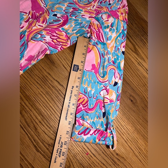 Lilly Pulitzer Linden Dress - Flamingo Peel-N-Eat Pattern Size Medium - Picture 5 of 12